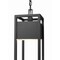 Z-Lite Barwick 1 Light Outdoor Chain Mount Ceiling Fixture, Black & Etched 585CHB-BK-LED - alternate 5